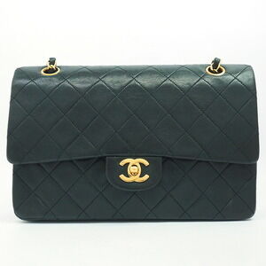 Chanel Double Flap Chain Shoulder Bag Matelasse